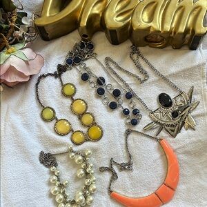 Colorful Statement Necklace Set